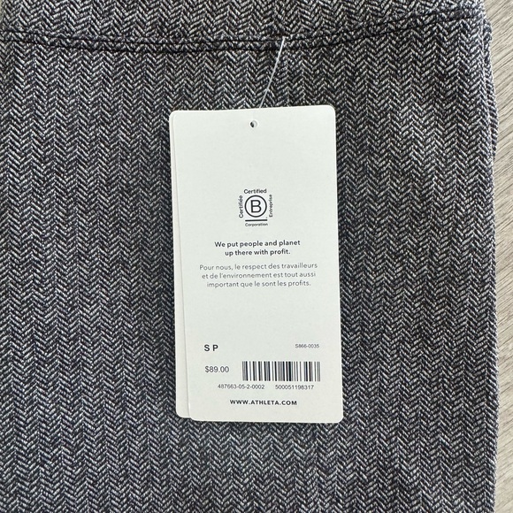 NWT Athleta herringbone tights/pants - Picture 2 of 5